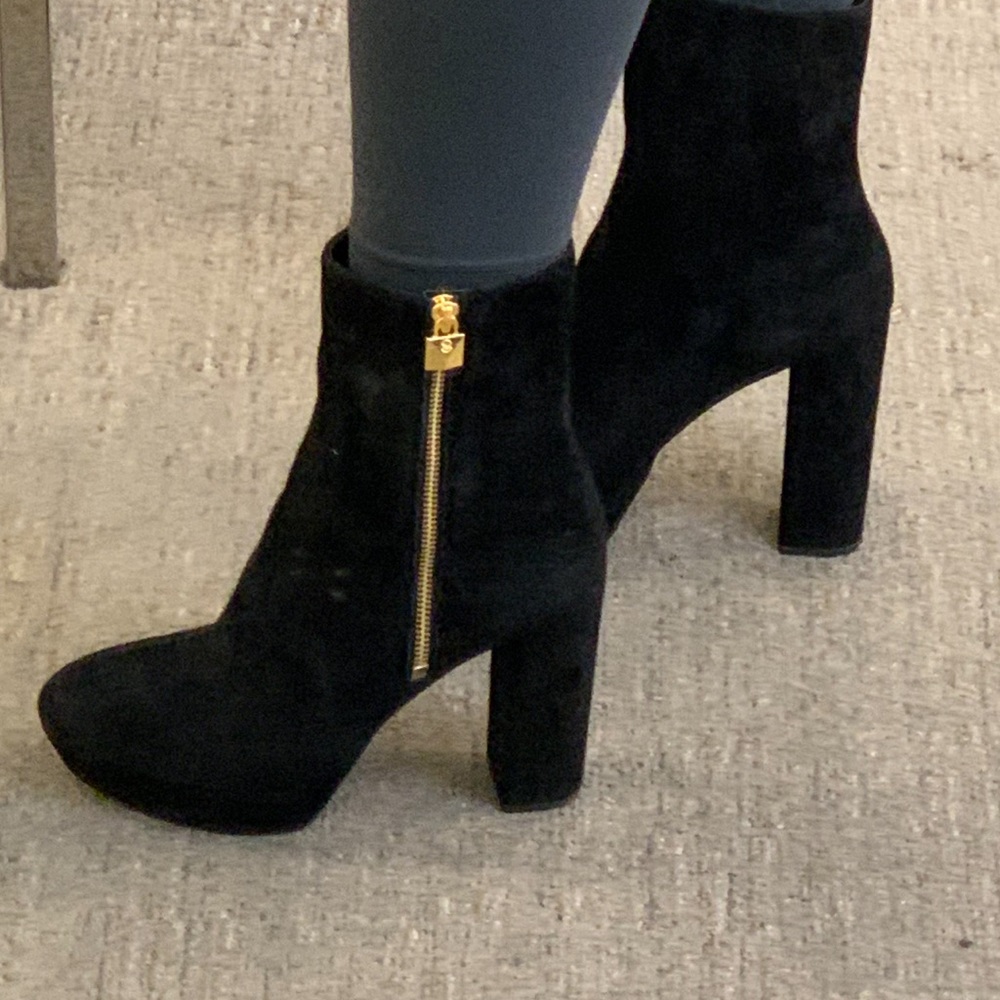 Michael Kors Suede Heel Bootie!